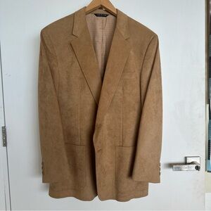 VINTAGE AUTHENTIC HALSTON ULTRASUEDE HALSUEDE BLAZER JACKET SIZE 40S